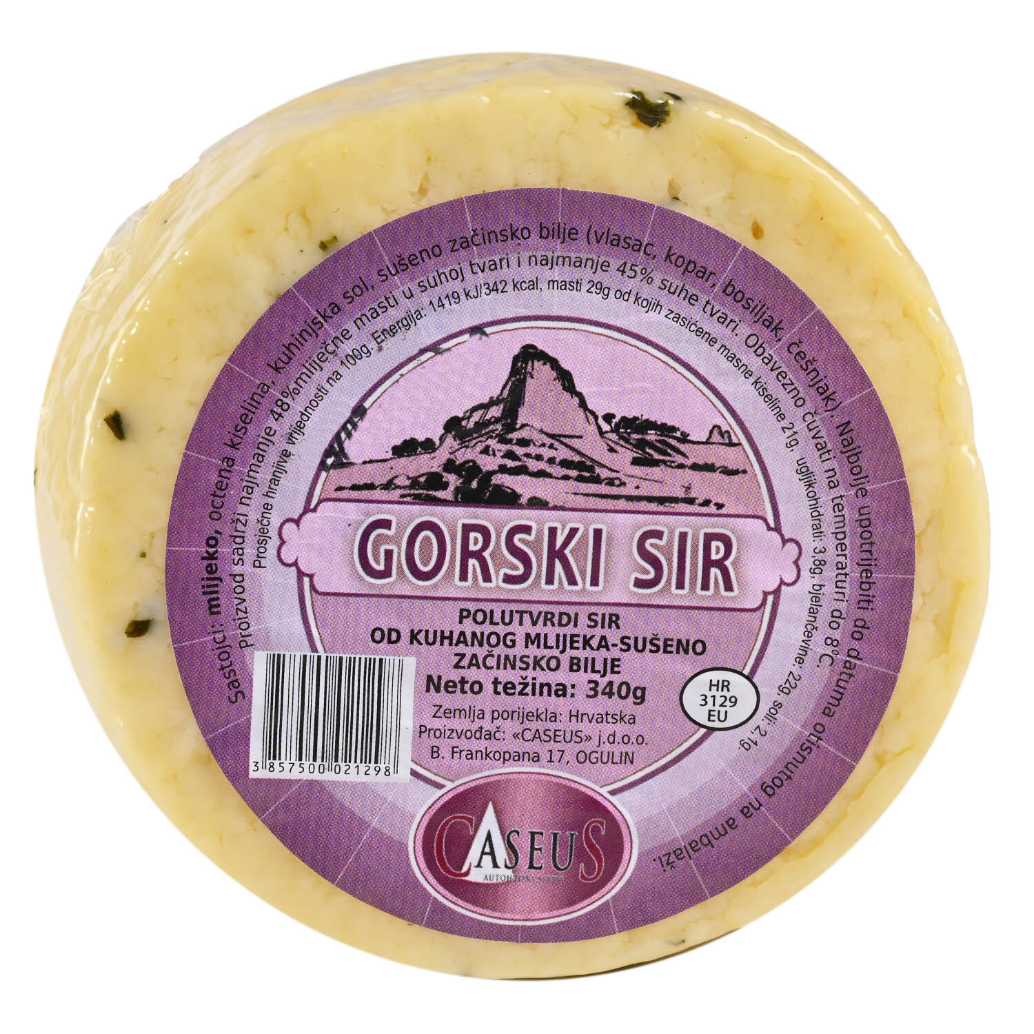 Gorski sir sa začinskim biljem