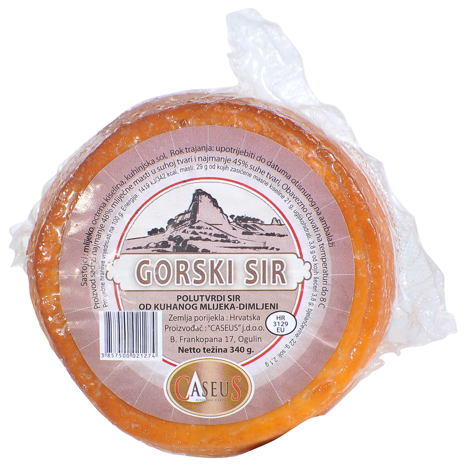Gorski sir dimljeni